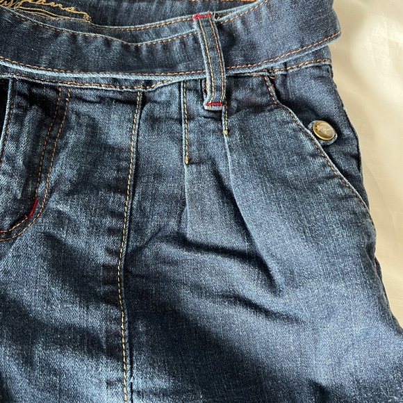 Foxy Jeans - Blue Denin Puffy Short - Picture 4 of 9